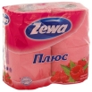 Ароматизированная туалетная бумага "Zewa Плюс Малина", 4 рулона 144052 ароматизатор Изготовитель: Россия Товар сертифицирован инфо 188r.
